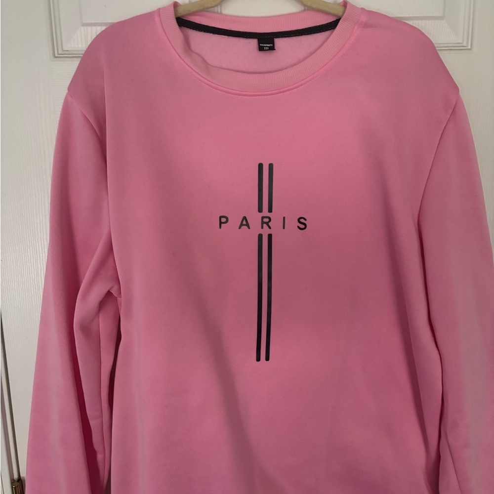 Men's Pink Crewneck Sweater